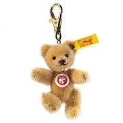 Mohair Mini Steiff Teddy Bear Key Chain wheat Blond